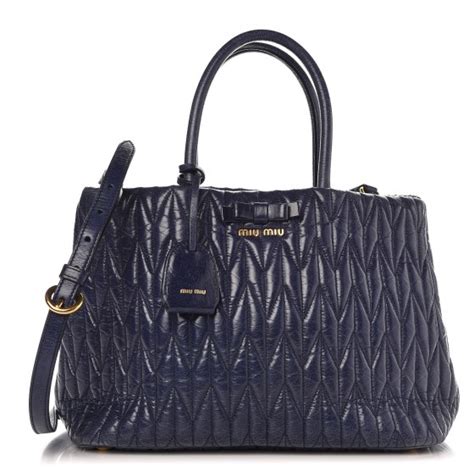 miu miu bluette matelasse tote fashionphile|MIU MIU Vitello Lux Matelasse Tote Bleuette .